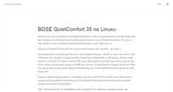 Desktop Screenshot of blog.watzke.cz